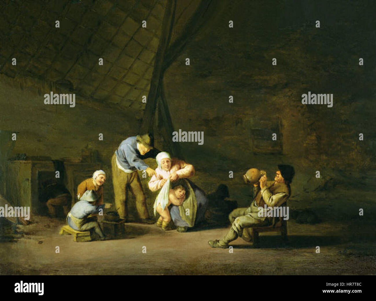 Konsep Riid Isaac van Ostade’s 'Riid' depicts a rural Dutch scene, capturing the ...
