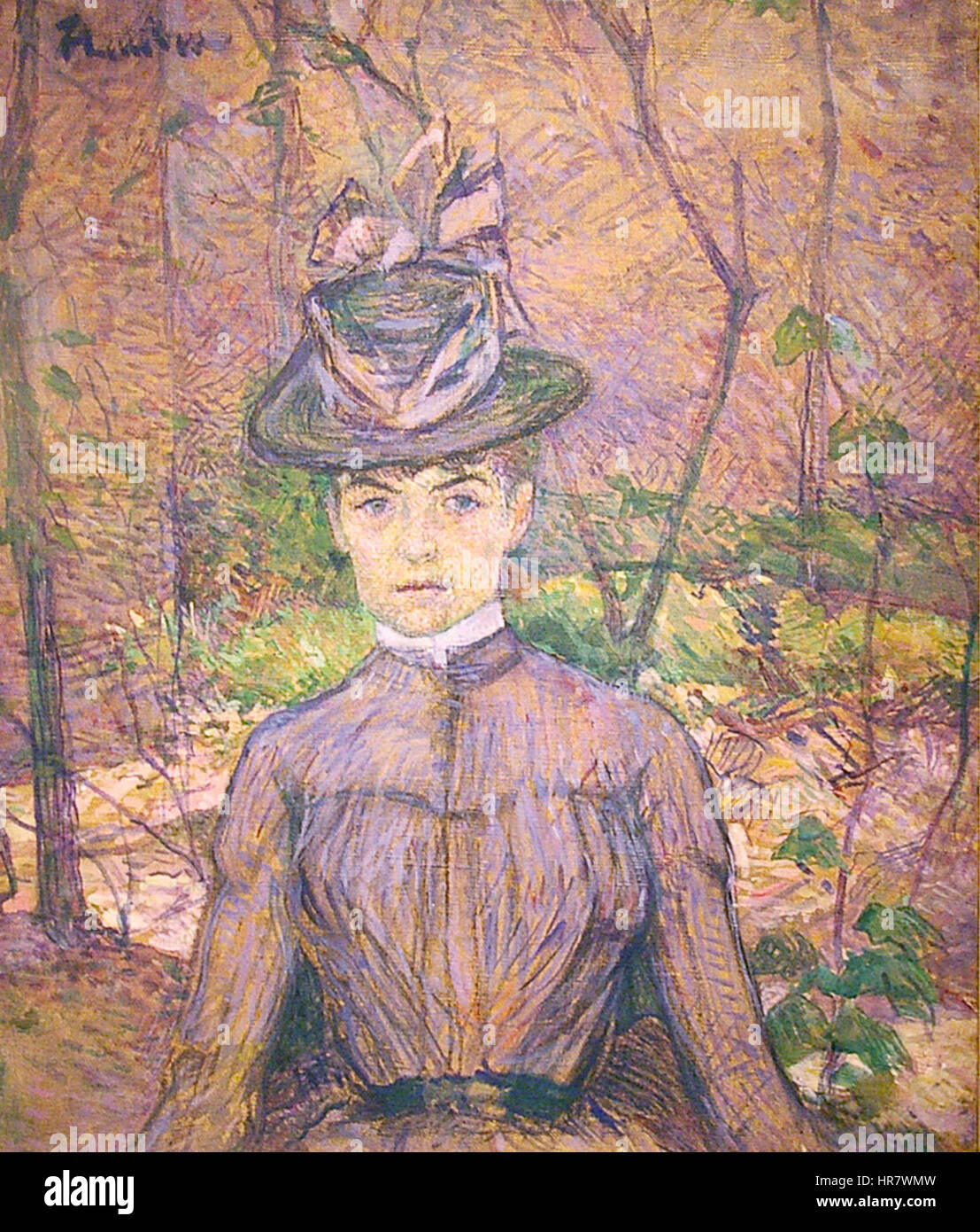 Toulouse-Lautrec - Potrait de Suzanne Valadon, 1885 Stock Photo - Alamy