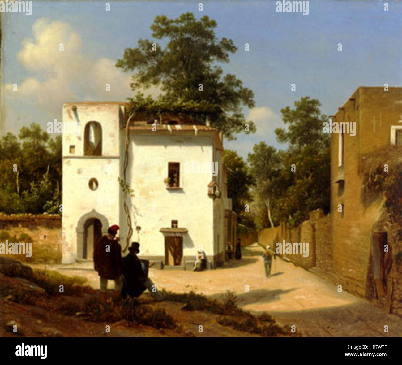1800s italy painting coast hi-res stock photography and images - Alamy