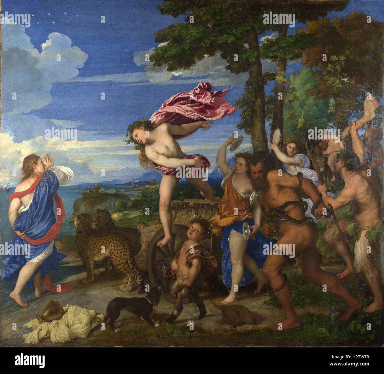 Titian - Bacchus and Ariadne - Google Art Project Stock Photo