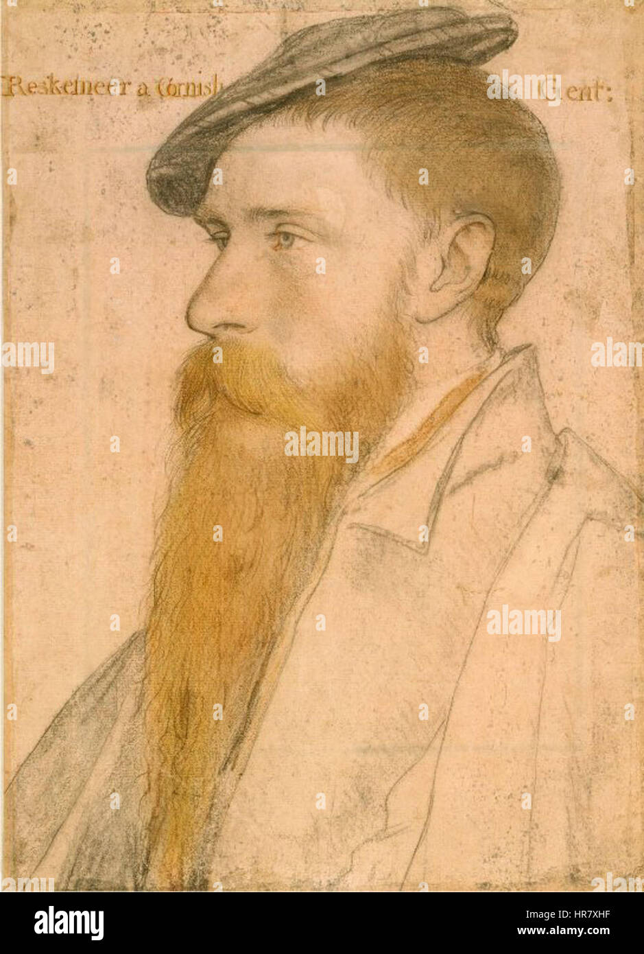 William Reskimer, drawing by Hans Holbein the Younger Stock Photo