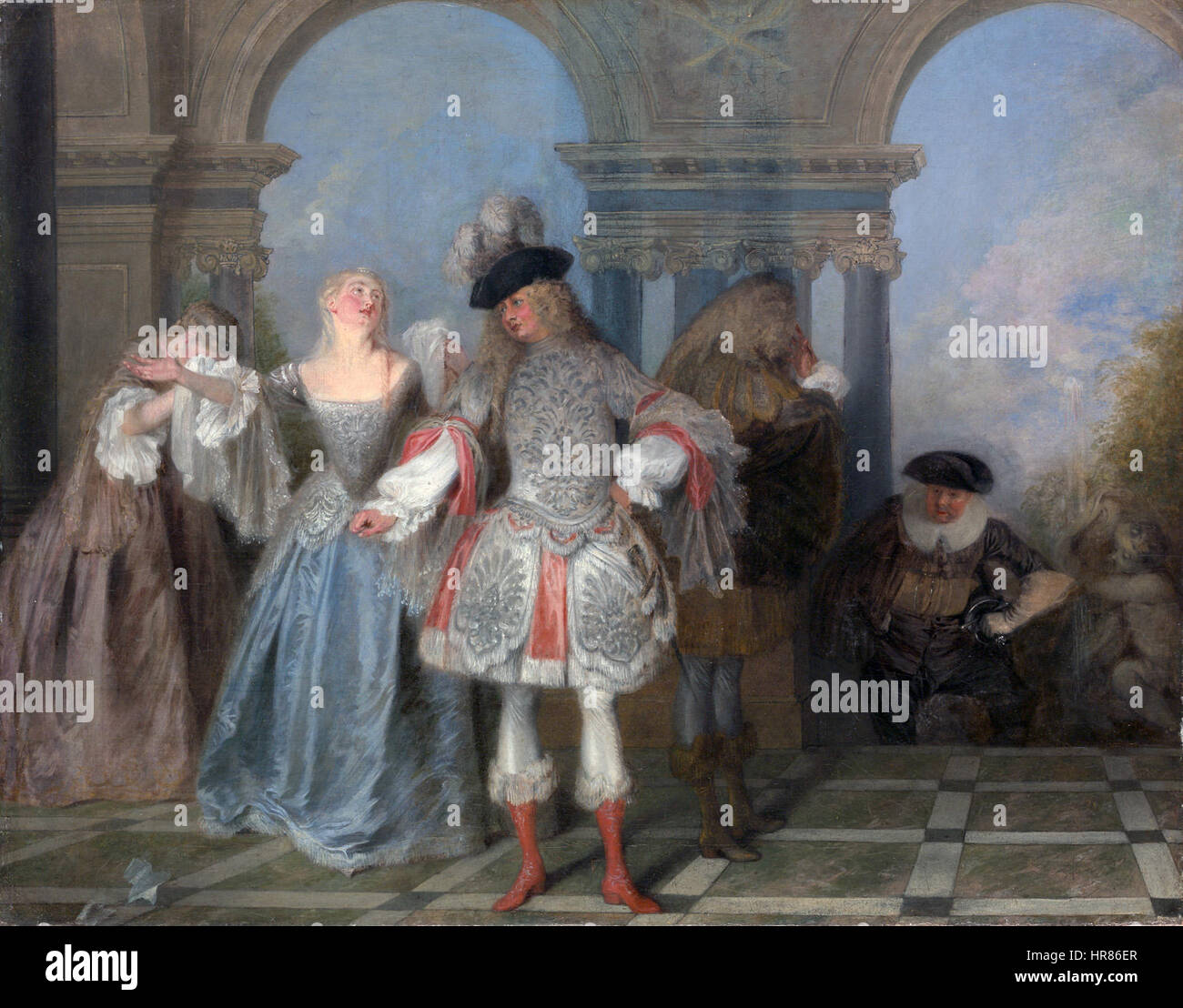 Vintage 1940s Antoine Watteau Vintage 1940s Antoine Watteau