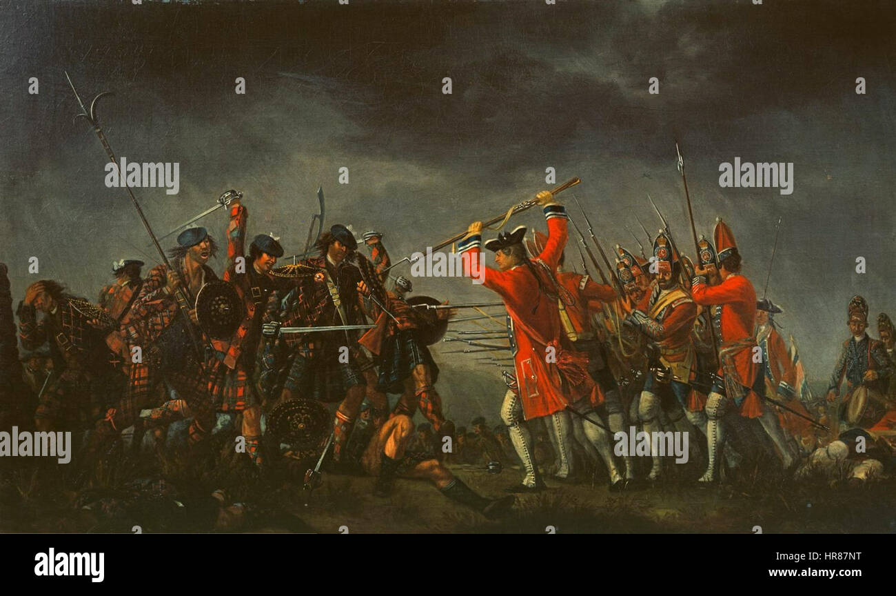 The Battle of Culloden Stock Photo Alamy