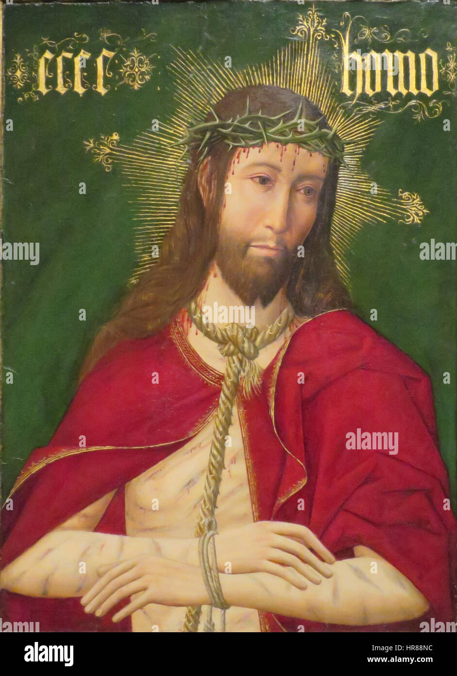 Jesus crown of thorns painting hi-res stock photography and images - Alamy