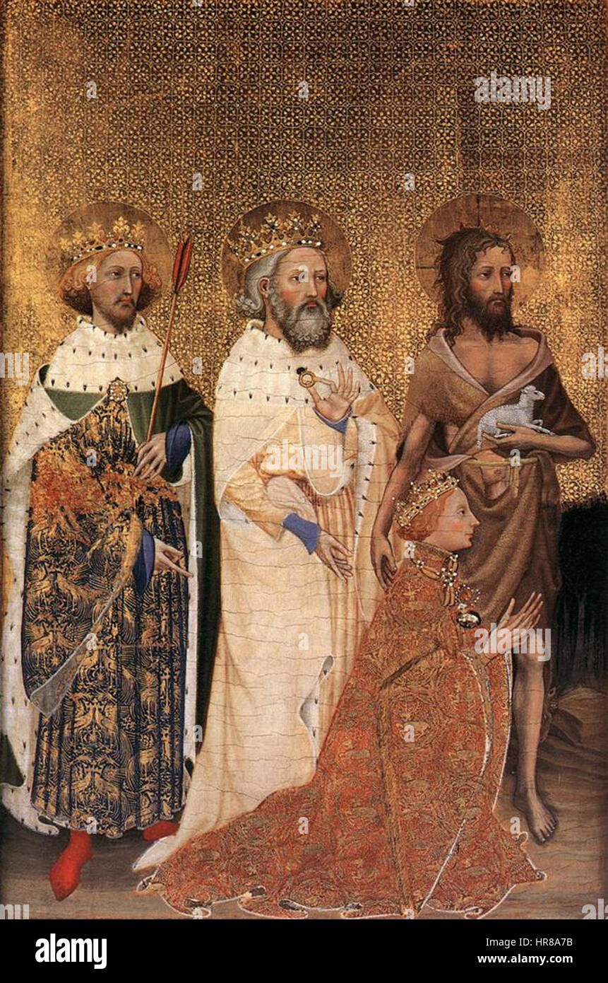 The Wilton Diptych (left Stock Photo Alamy