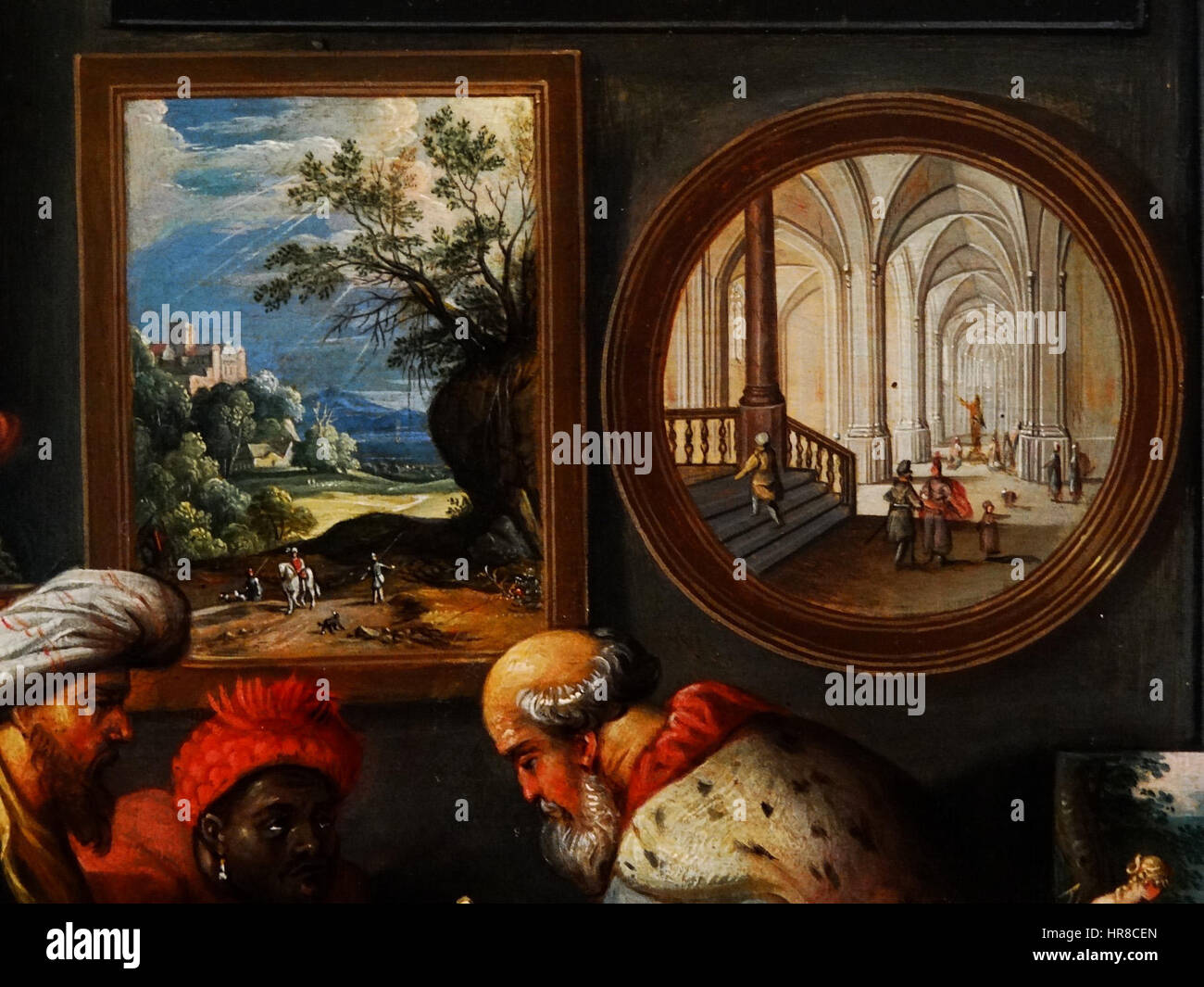 Willem van Haecht detail Stock Photo Alamy