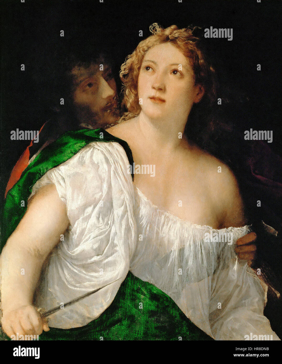 Tiziano, tarquinio e lucrezia Stock Photo Alamy