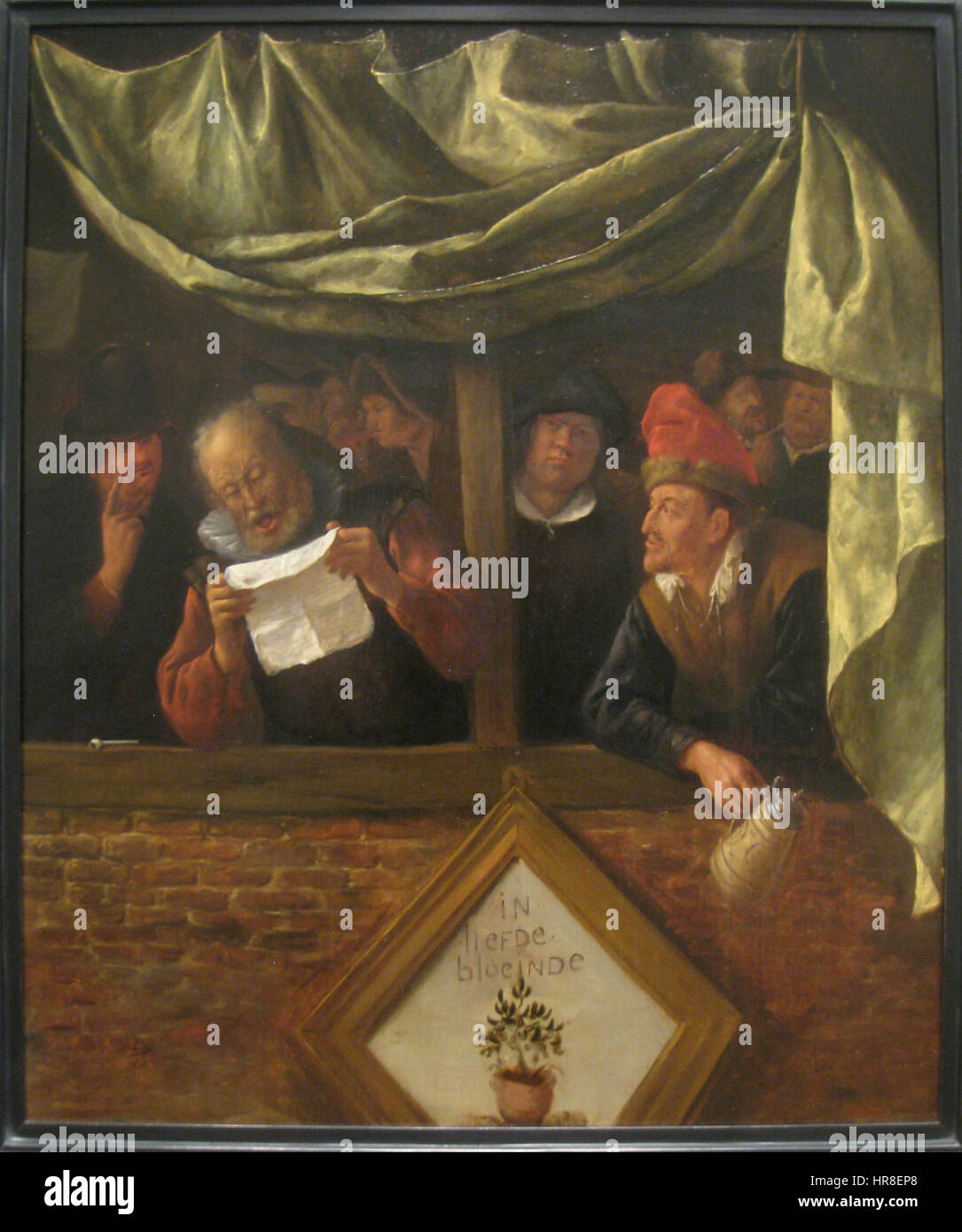 The Rhetoricians, circa 1655, by Jan Steen (1625-1679) - IMG 7324 Stock Photo