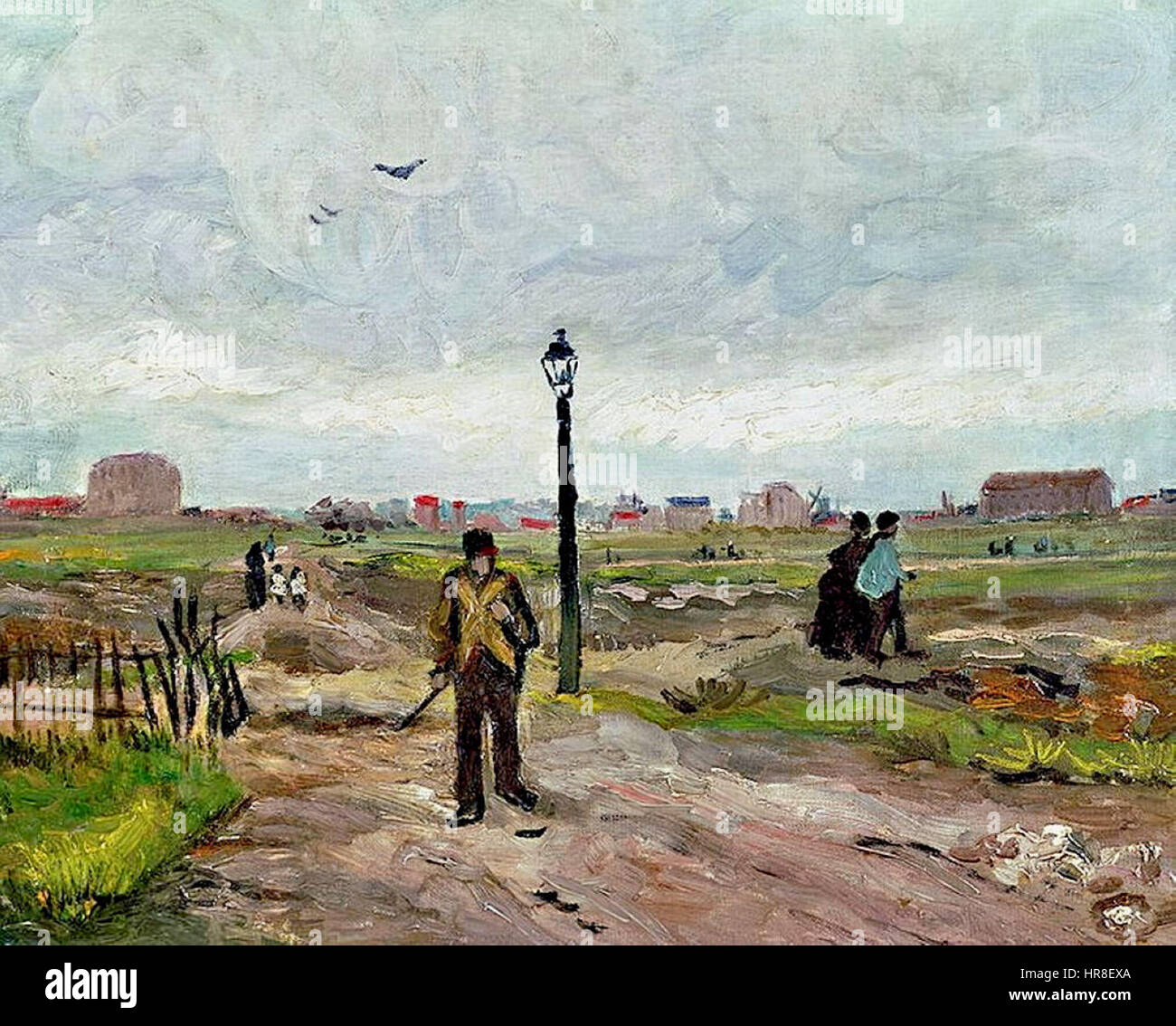 Vincent van Gogh - Outskirts of Paris (1886 Stock Photo - Alamy