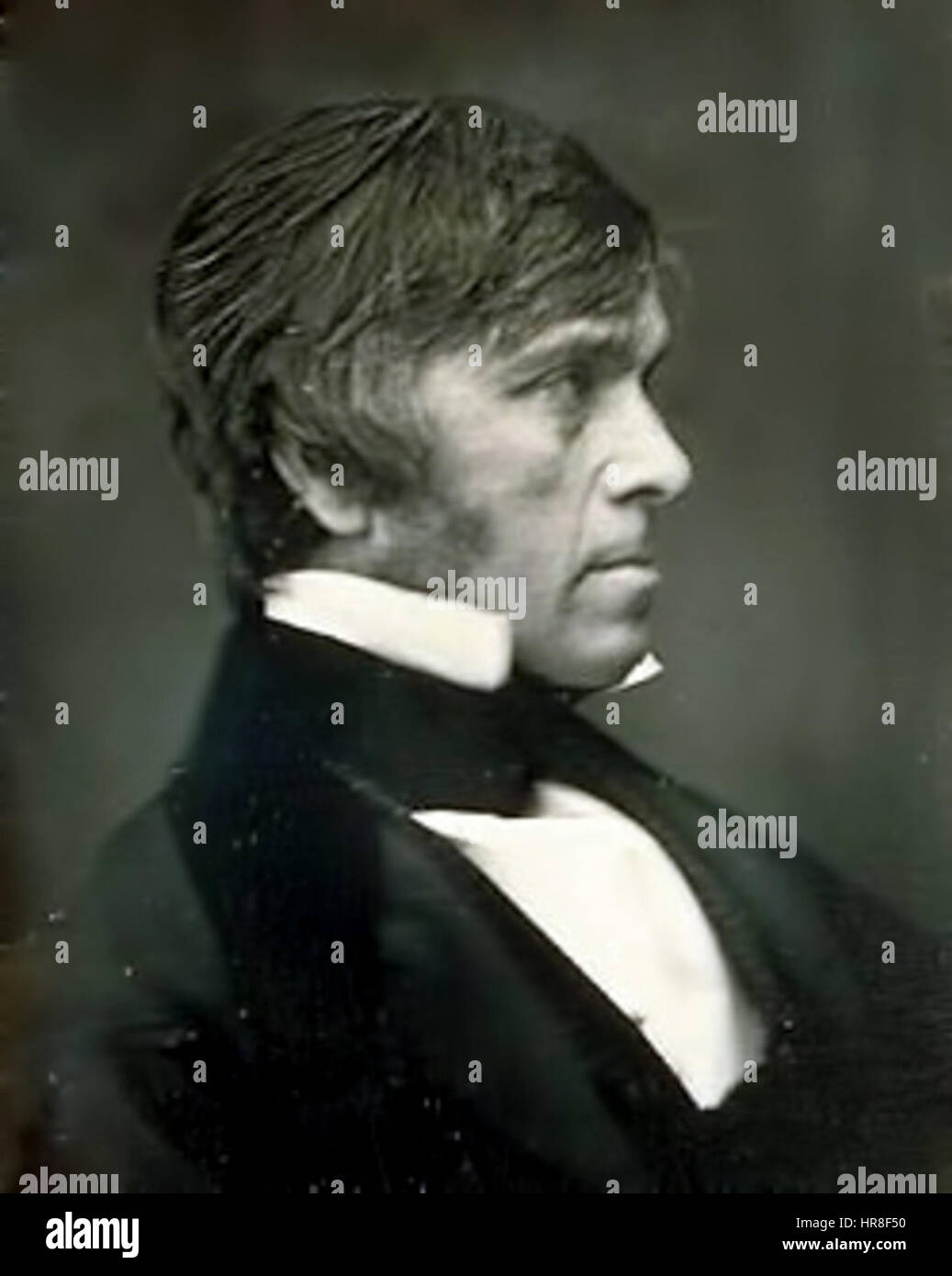 Thomas Carlyle daguerreotype, 1848 Stock Photo