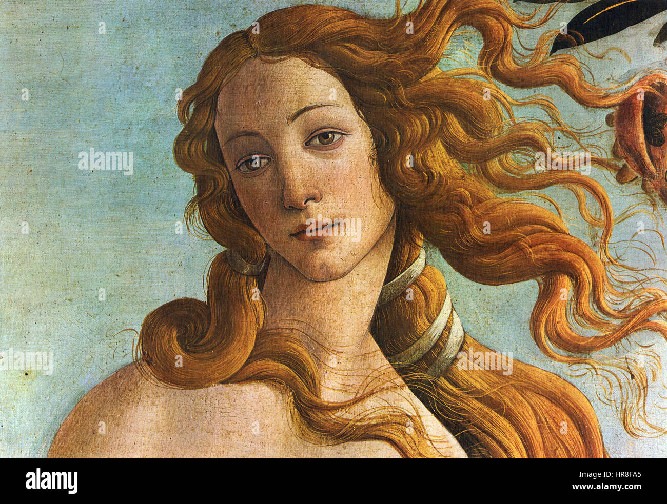 The Birth of Venus (Botticelli) detail Stock Photo