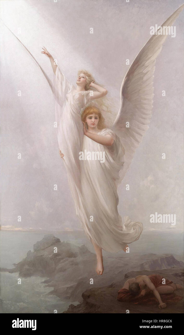 Impression d'art « The Witch » de Luis Ricardo Falero : remasterisation numérique - France