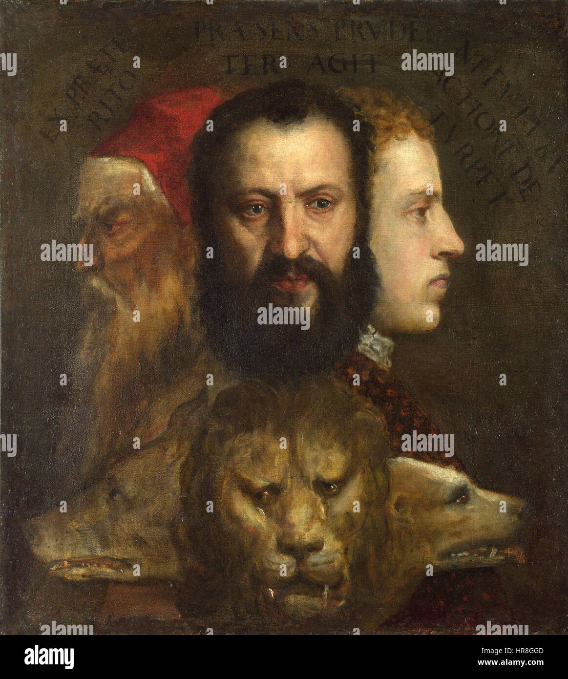 Titian - Allegorie der Zeit Stock Photo