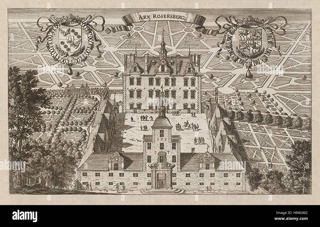 Suecia 1-123 ; Rosersberg Castle in its Renaissance period Stock Photo