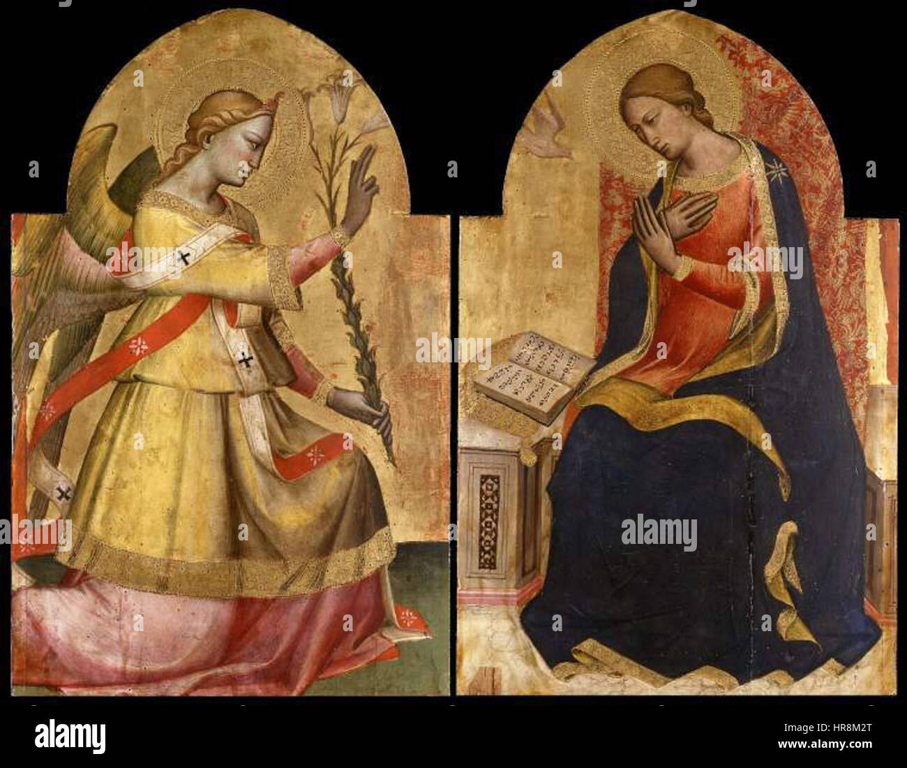 Spinello Aretino Annunciation Stock Photo Alamy