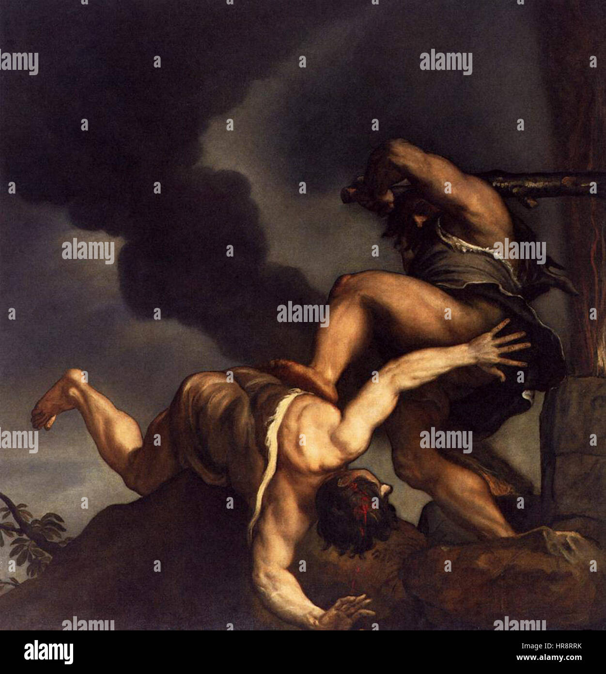 Titian - Cain and Abel - WGA22778 Stock Photo