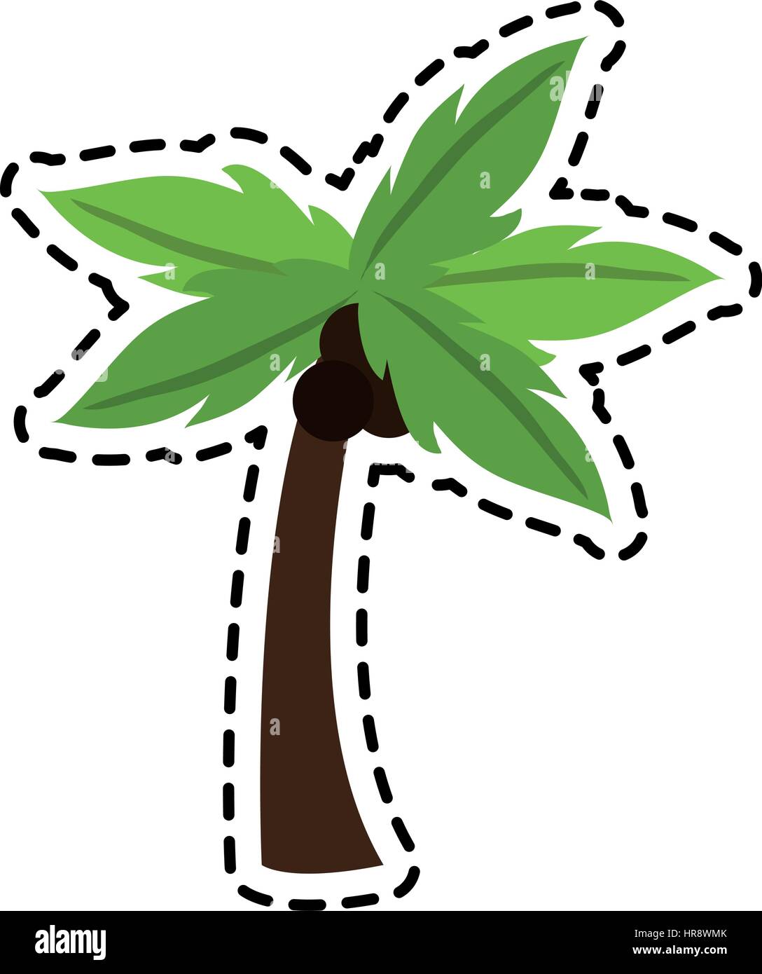 palm tree icon image Stock Vector Image & Art - Alamy