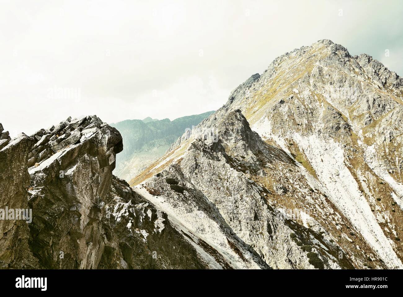 High Tatra mountains peak. Stock Photo