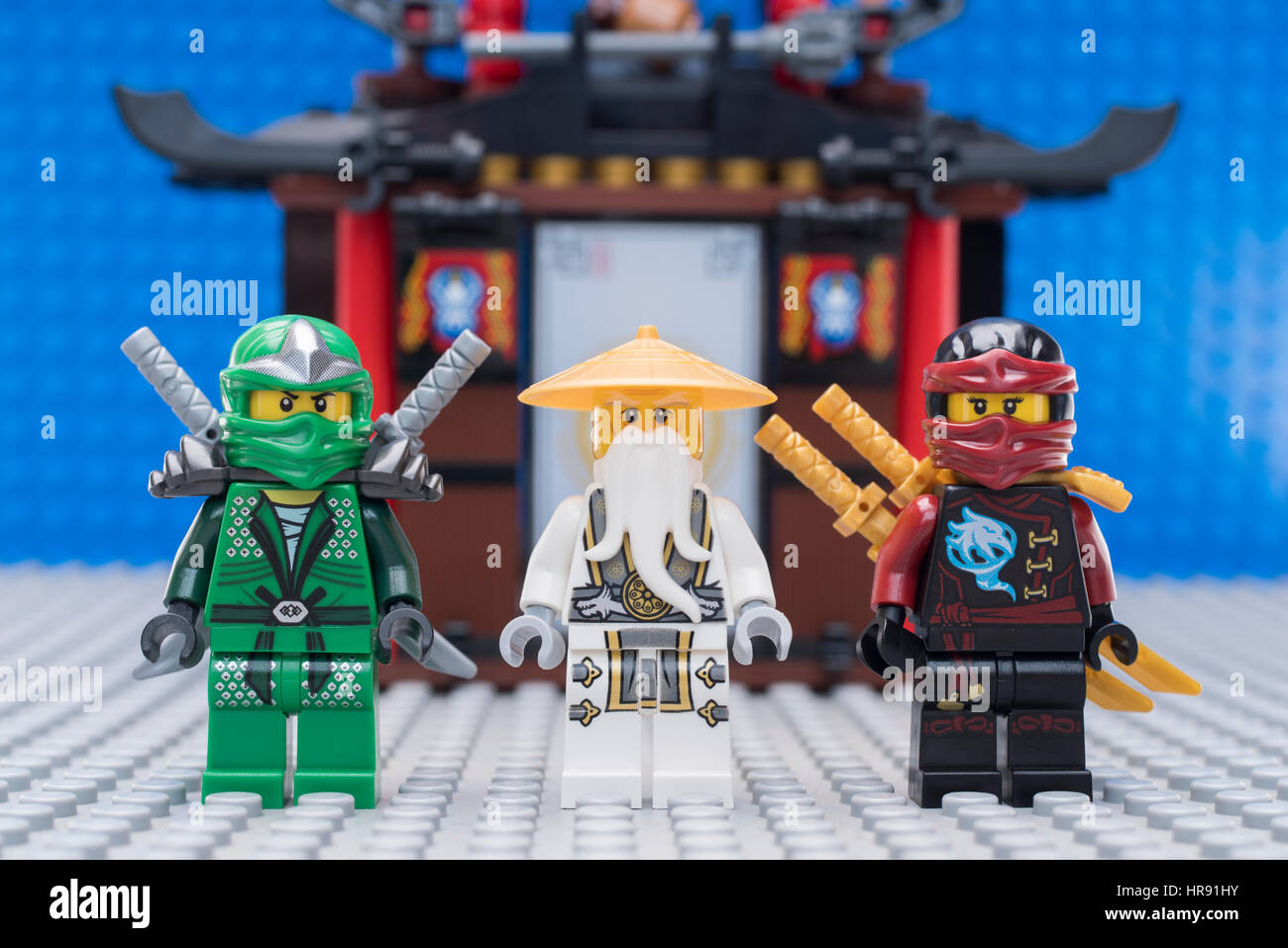 Lego Ninjago Minifigure Stock Photo - Alamy
