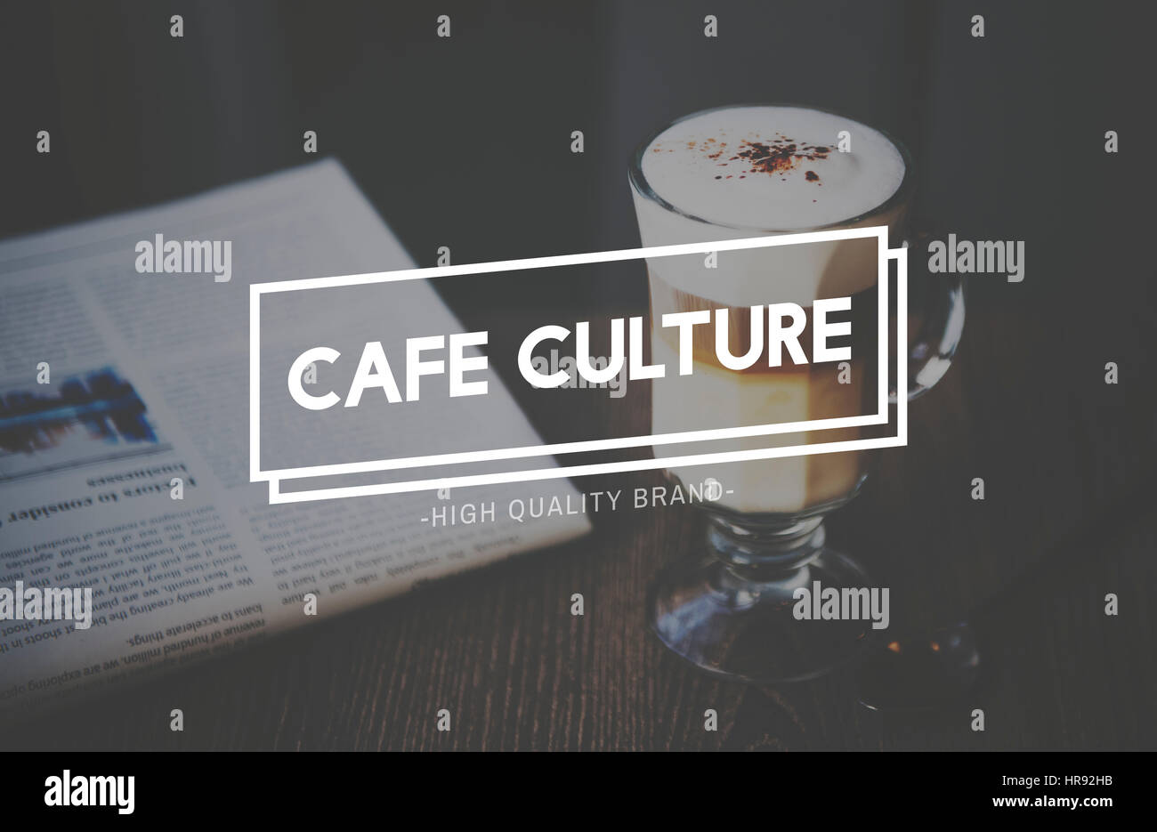 Coffee Break Cafe Culture Concept Stock Photo Alamy