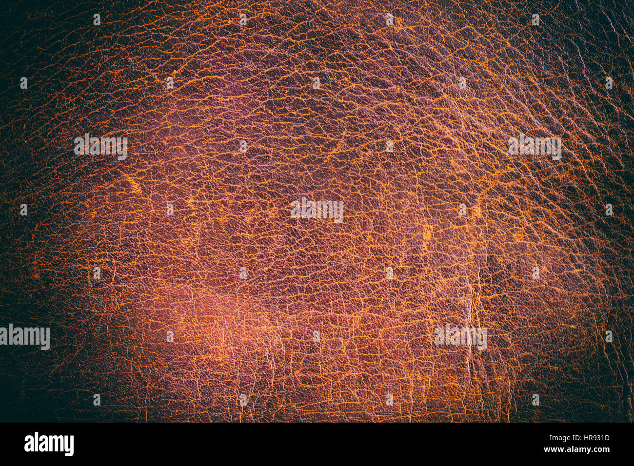 old scratched leather for background Stock Photo