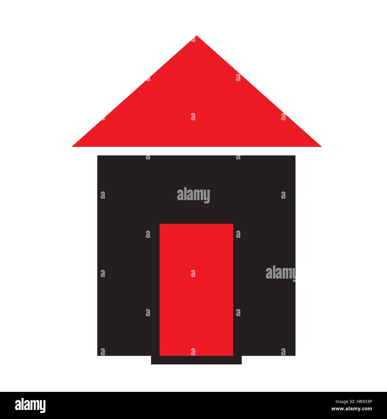 House icon vector isolated in white background Stock Vector Image & Art ...