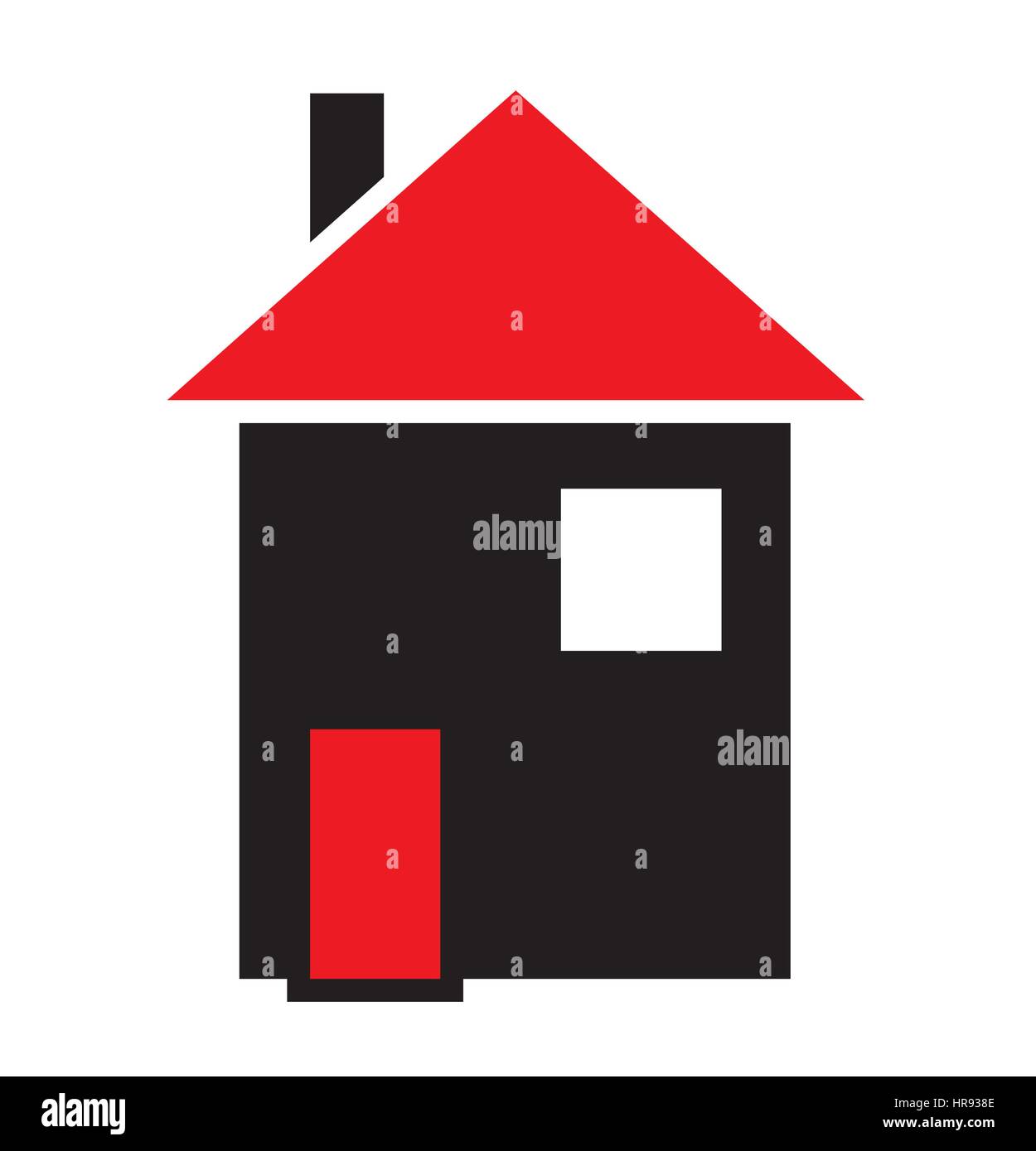 House icon vector isolated in white background Stock Vector Image & Art ...