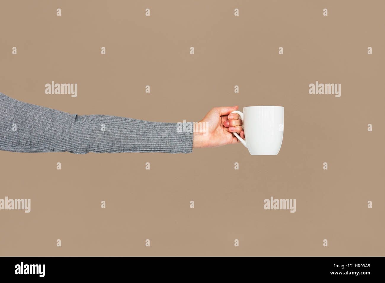 Coffee Tea Cup Studio Concept Stock Photo