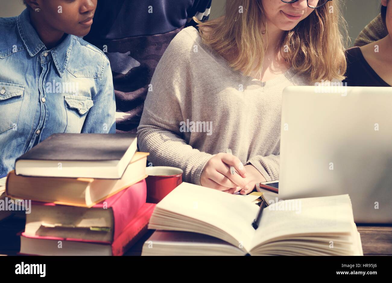 Friends People Group Teamwork Diversity Stock Photo - Alamy