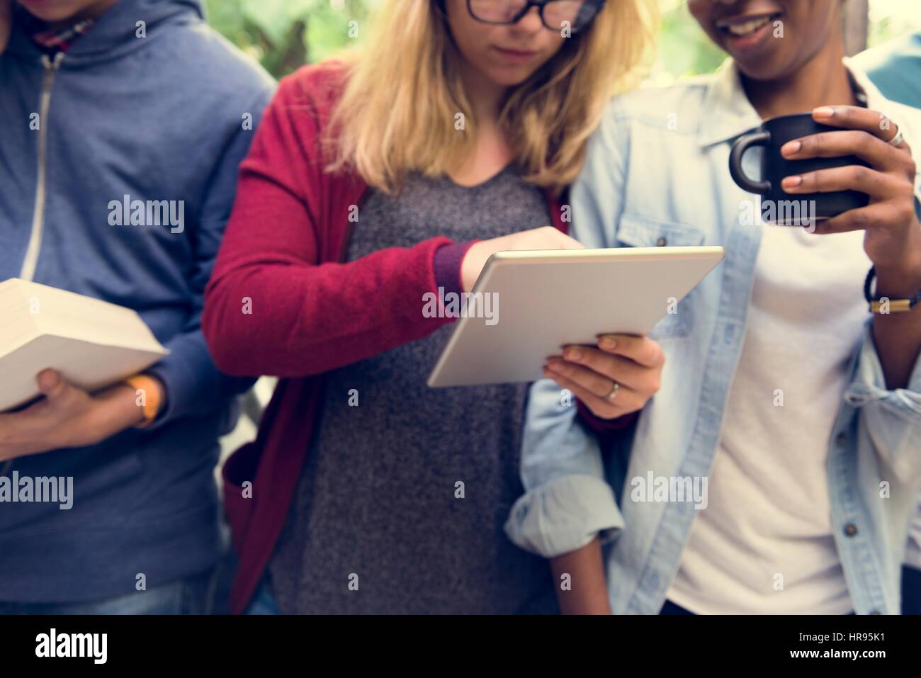 Friends People Group Teamwork Diversity Stock Photo - Alamy