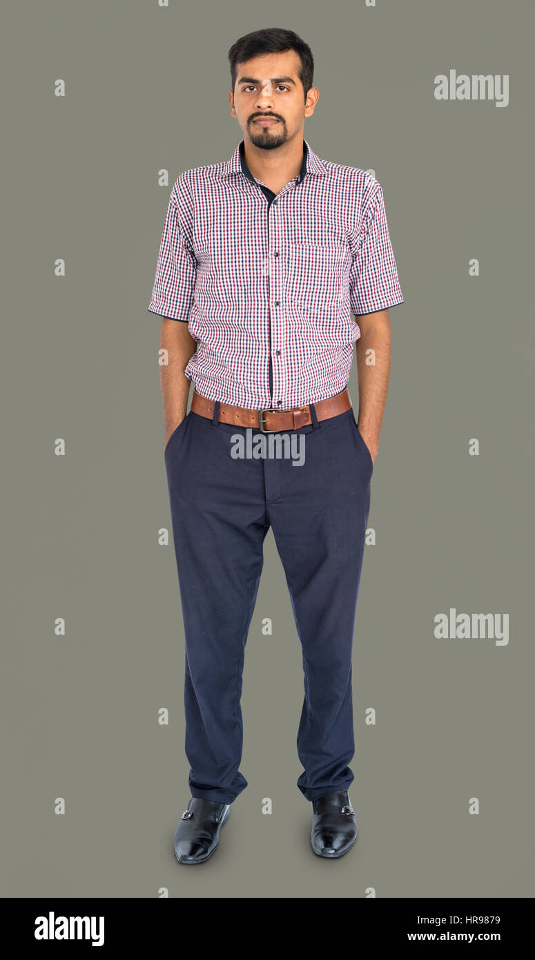 Man Studio Shoot Full Body Concept Stock Photo - Image of shoot