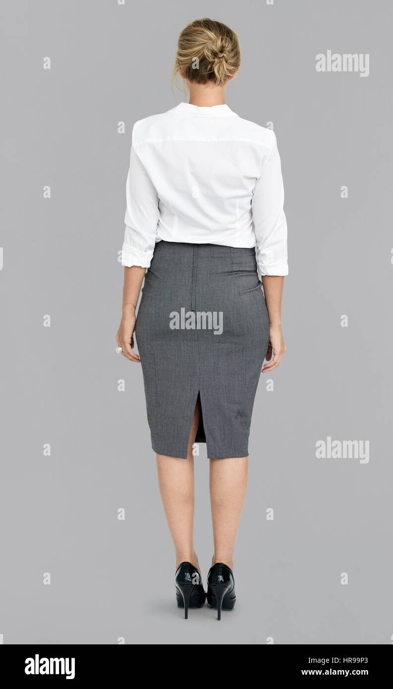 Woman Rear View Abstract Portrait Concept Stock Photo - Alamy