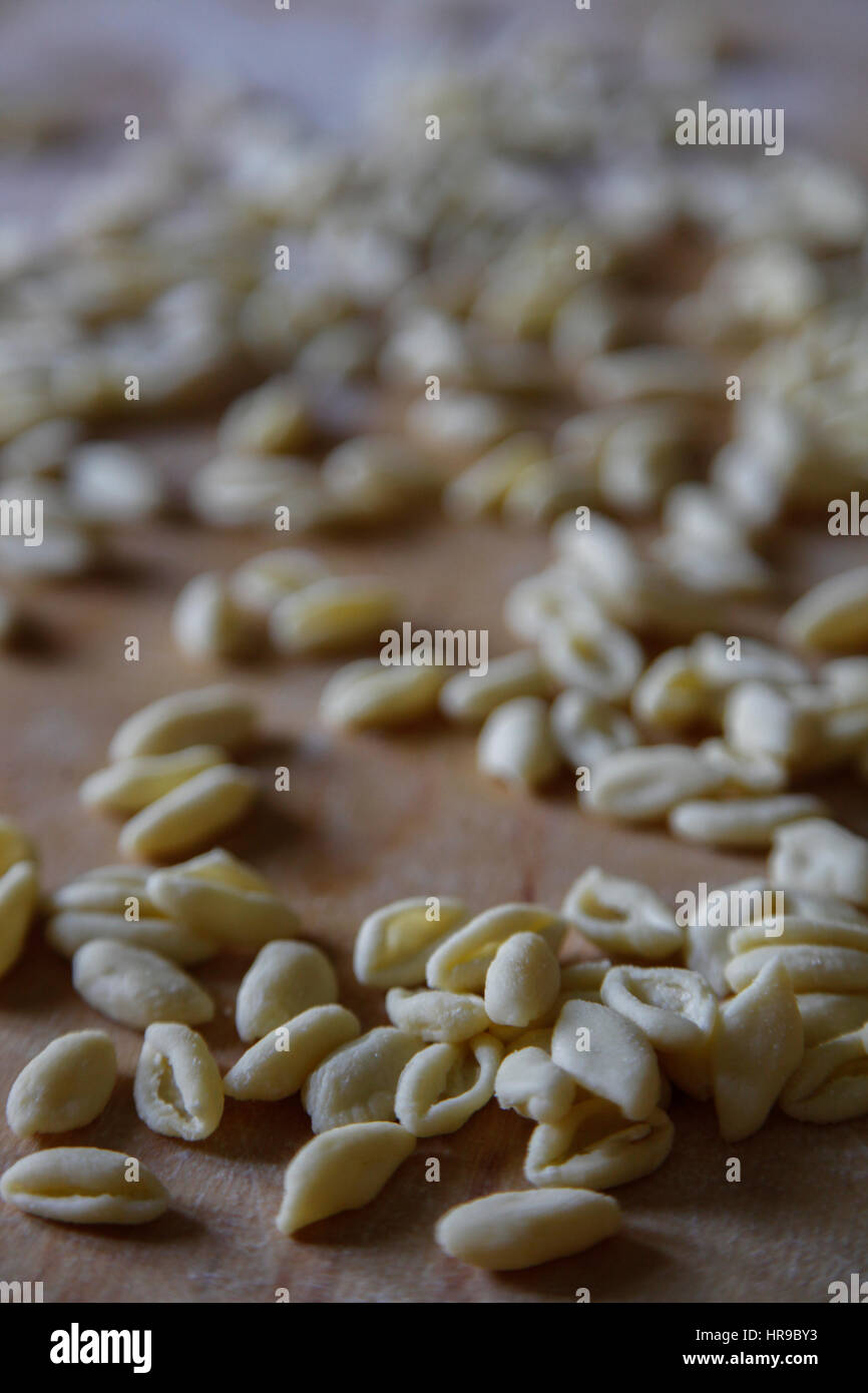 Italian Food- Pasta- Cavatelli Stock Photo - Alamy