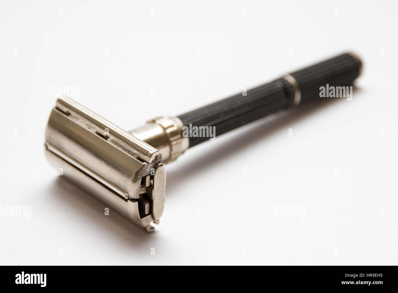 Traditional double edge safety razor isolated on white background Stock ...