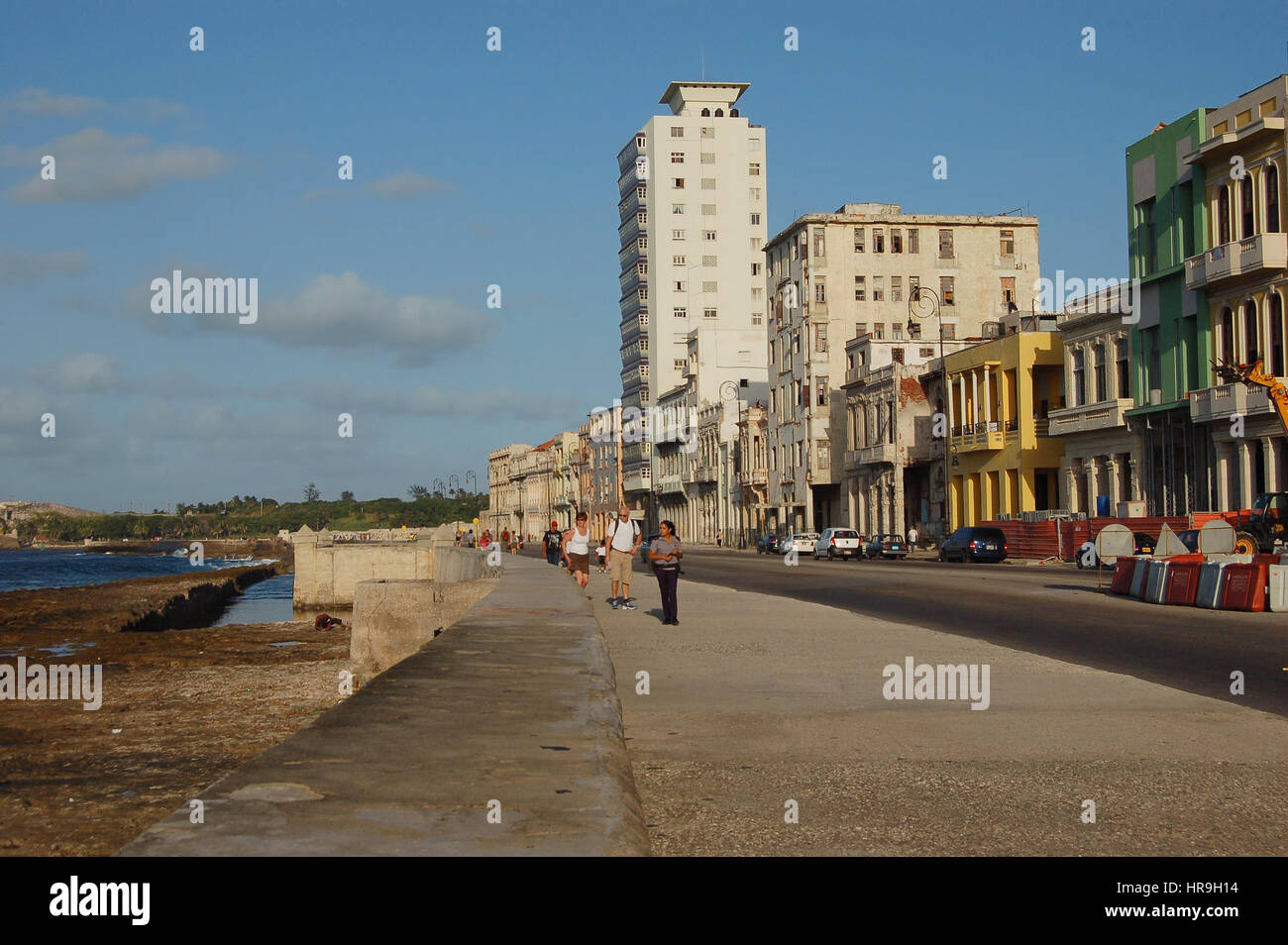 The Malecon, the promenade and sea wall, City of Havana, Cuba Stock ...