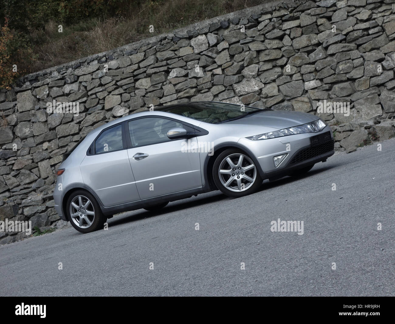 Honda Civic Type R, sport car, leather upholstery, panoramic sunroof, alloy wheels Stock Photo