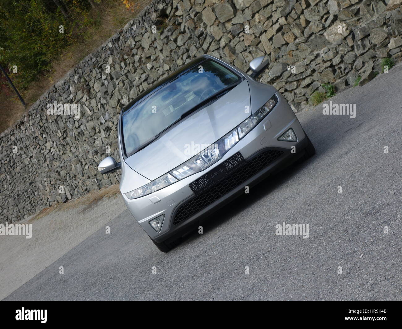 Honda Civic Type R, sport car, leather upholstery, panoramic sunroof, alloy wheels Stock Photo