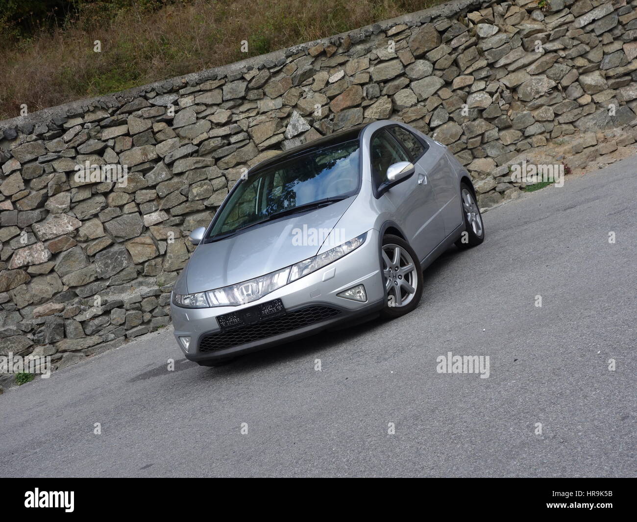 Honda Civic Type R, sport car, leather upholstery, panoramic sunroof, alloy wheels Stock Photo