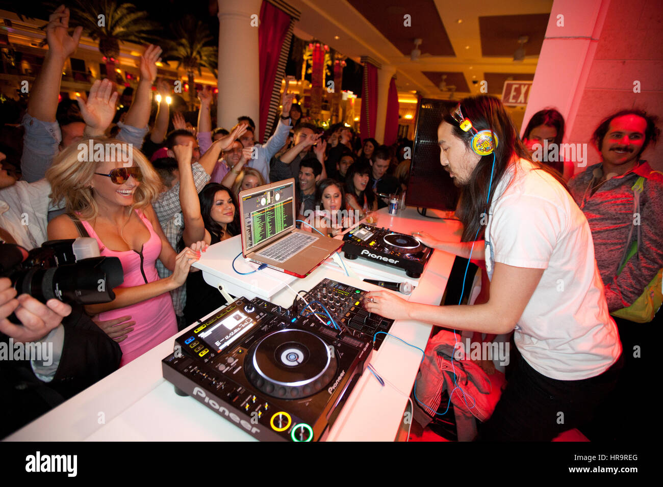 DJ Steve Aoki Performs at Surrender Nightclub Grand Opening at Encore Las  Vegas in Las Vegas, NV on May 28, 2010 Encore beach Club and Surrender  nightclub are the newest and most