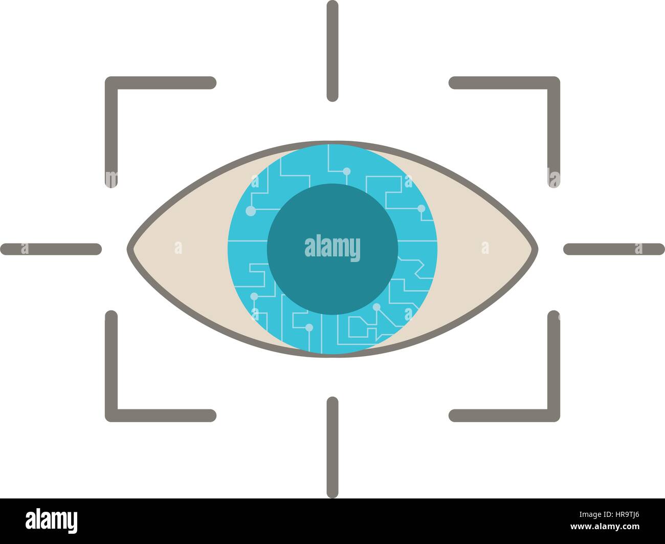 eye virtual reality concept Stock Vector Image & Art Alamy