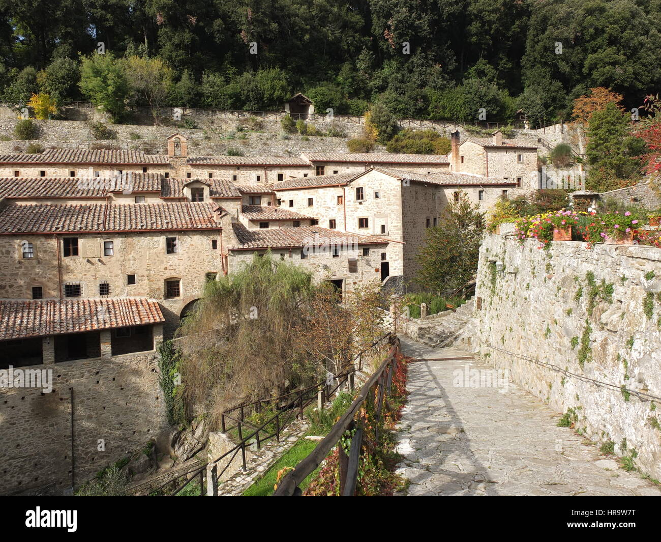 Le Celle Fransciscan monastery, Cortona, Tuscany, Italy Stock Photo