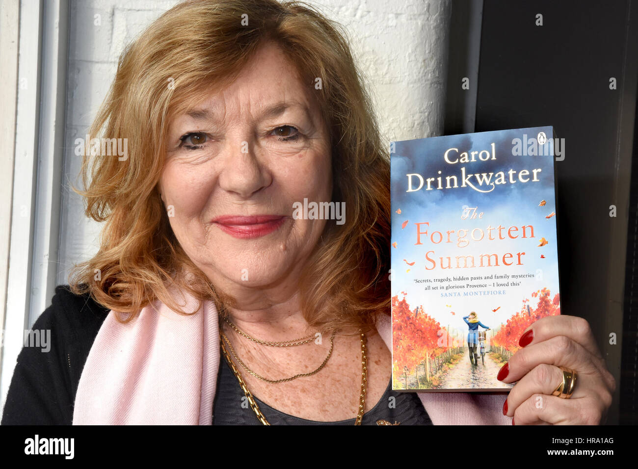 The France Show at Kensington Olympia, London  Featuring: Carol Drinkwater Where: London, United Kingdom When: 28 Jan 2017 Stock Photo