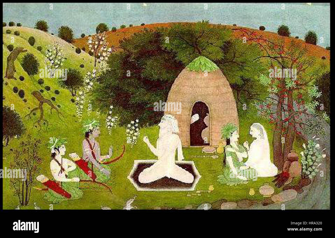 Rama visits Atri Stock Photo - Alamy