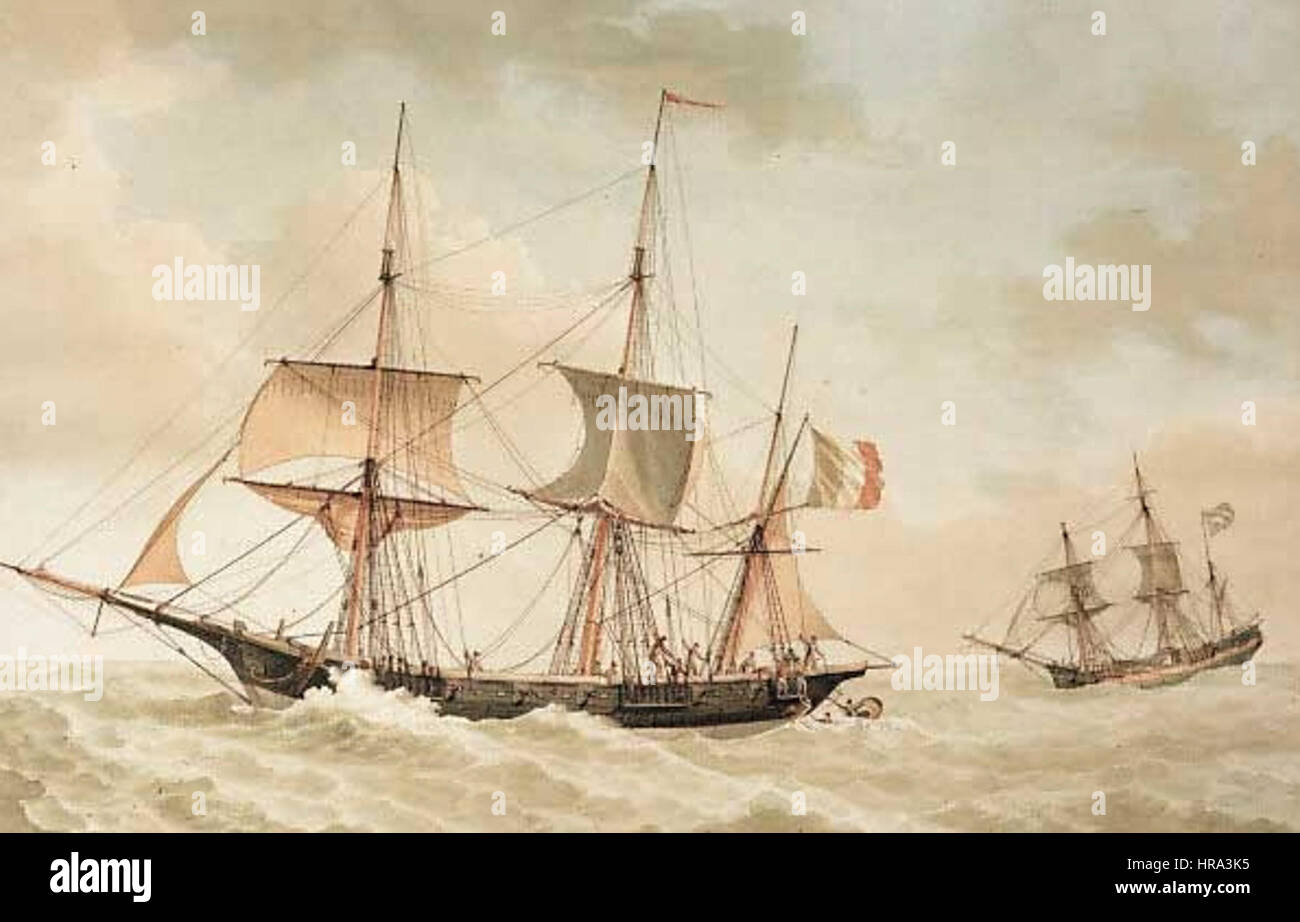 Captain Rouax Roux CapturaGustavAdolph 1805 Stock Photo - Alamy