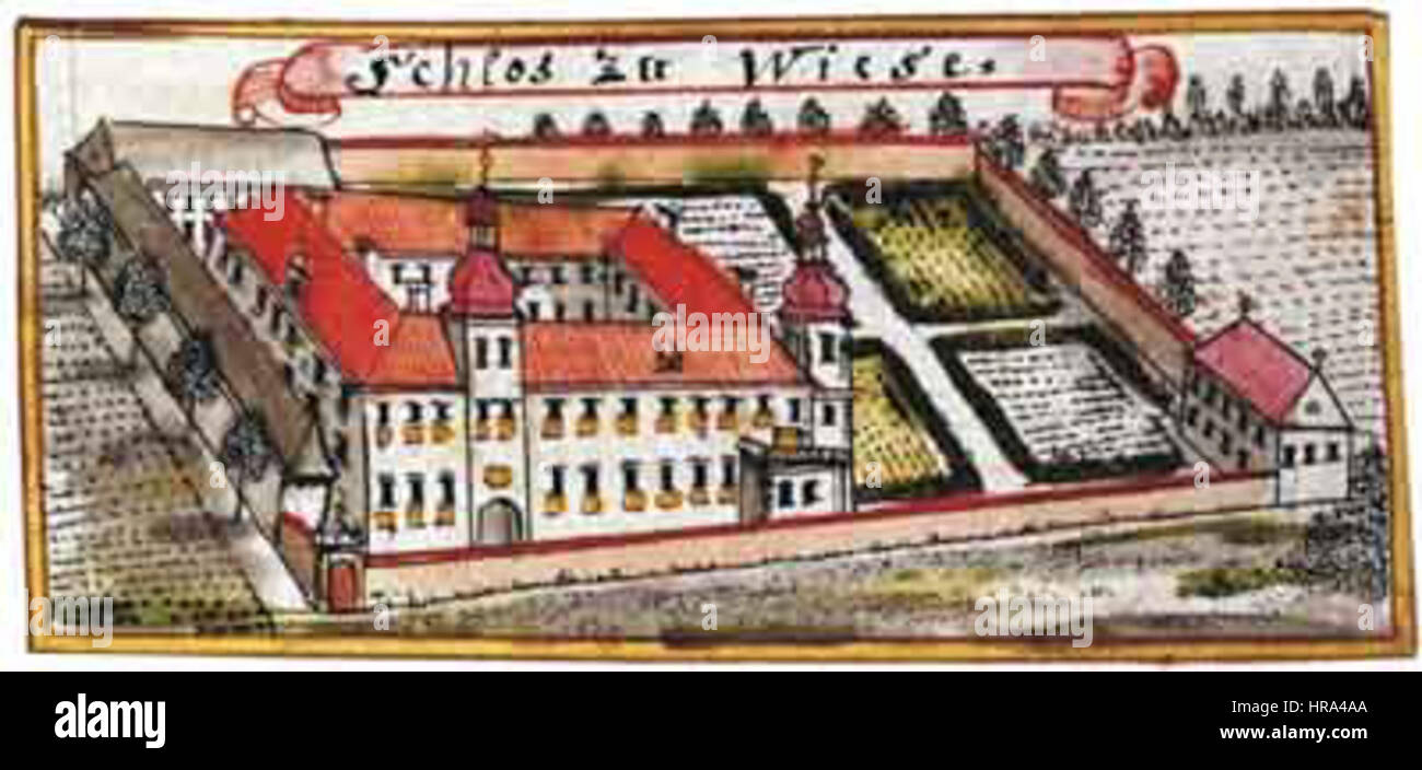 Schloss Wiese Stock Photo