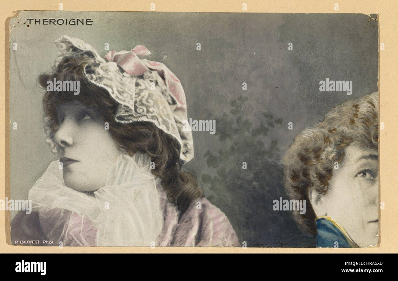 Postcard ART TABLEAU GEORGES CLAIRIN Sarah Bernhardt 
