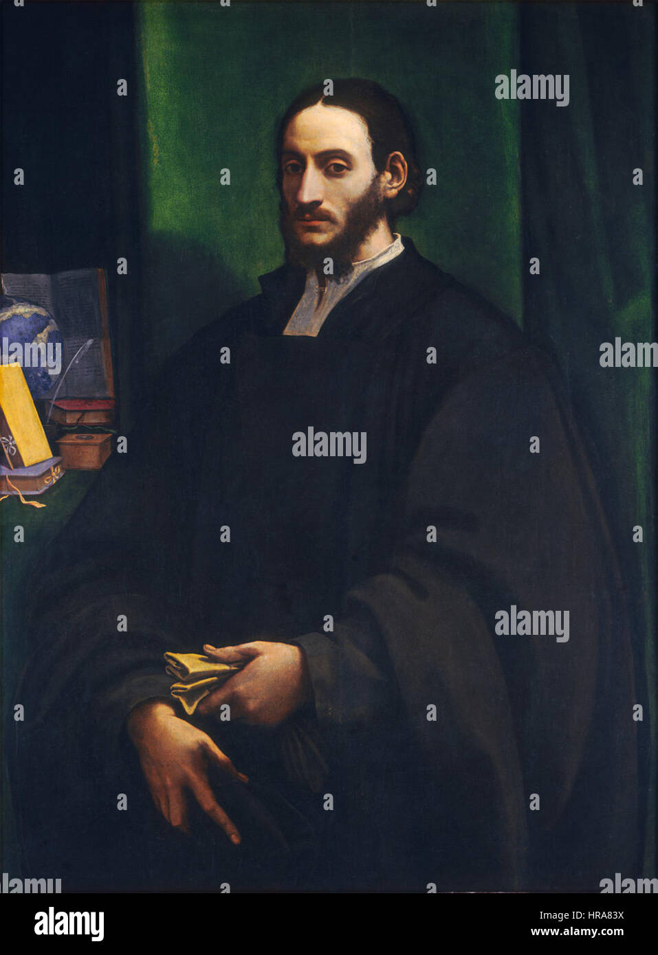 Sebastiano del Piombo Portrait of a Humanist Stock Photo