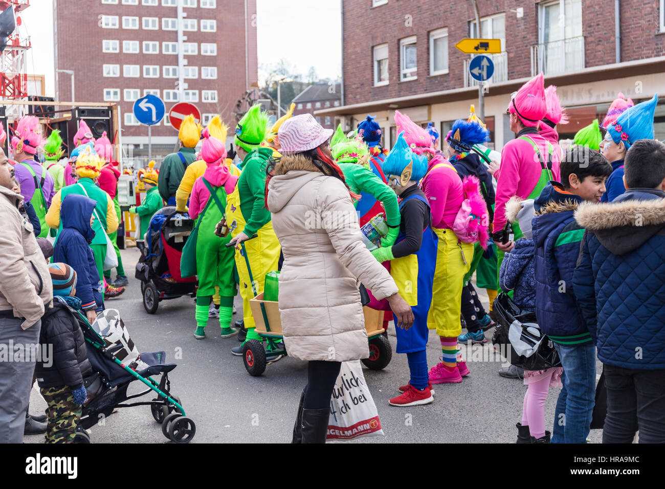 Stolberg Germany Rose Monday Parade Rosenmontagszug On
