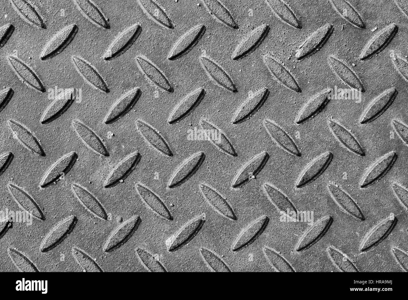 Background of metal plate in silver color Stock Photo