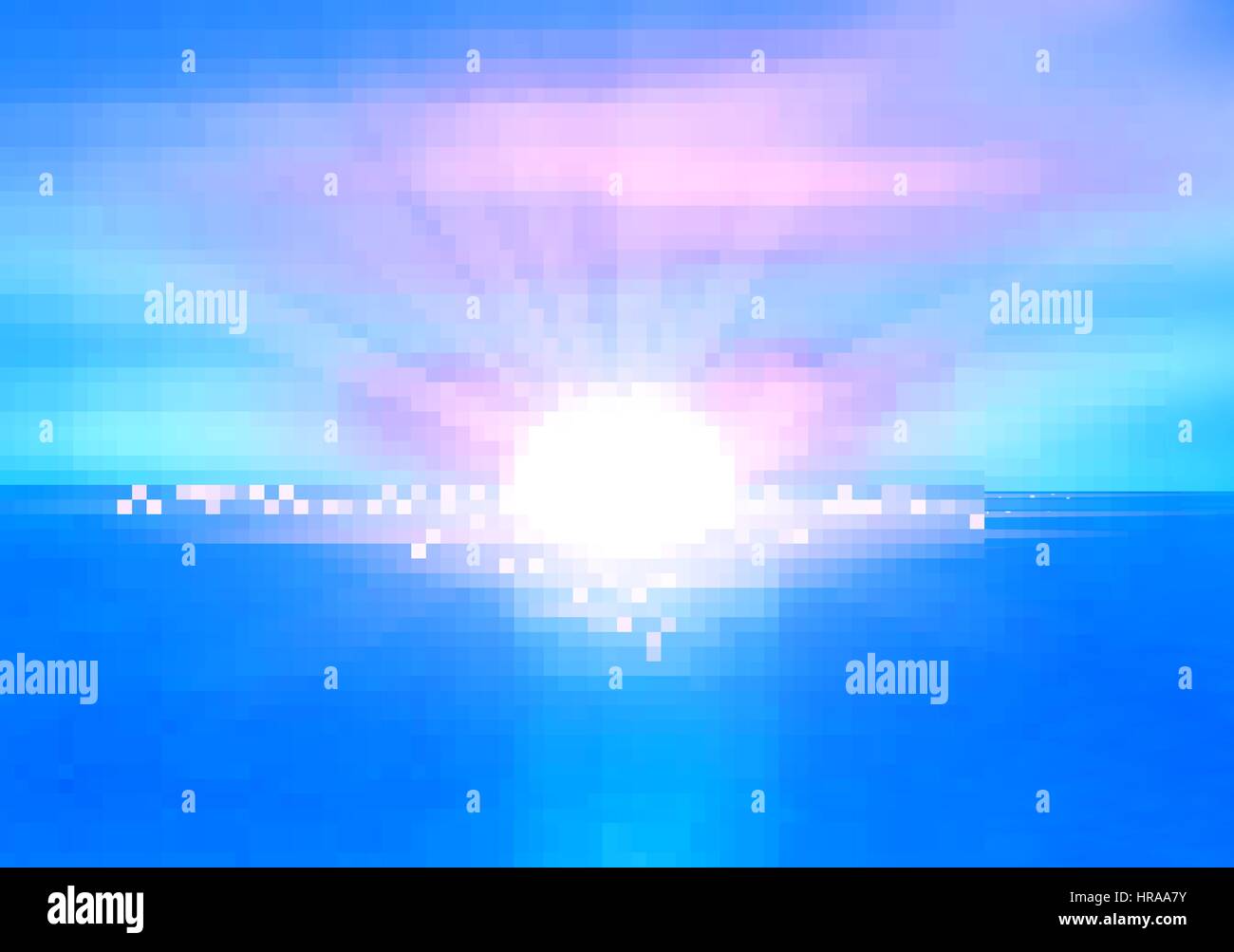 Sunlight over clear water Stock Vector Images - Alamy